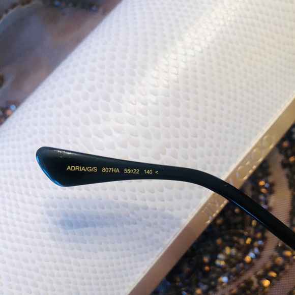 Jimmy Choo Adria 55mm Embellished Sunglasses. New. - Picture 6 of 16